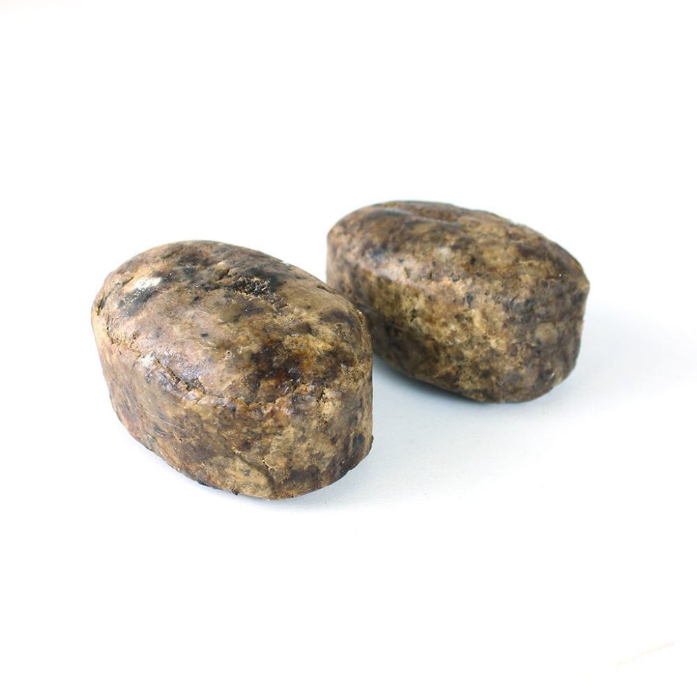 Raw Natural Black Soap, 5 oz.